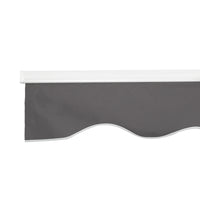 Instahut Retractable Folding Arm Awning Manual Sunshade 4.5Mx3M Grey
