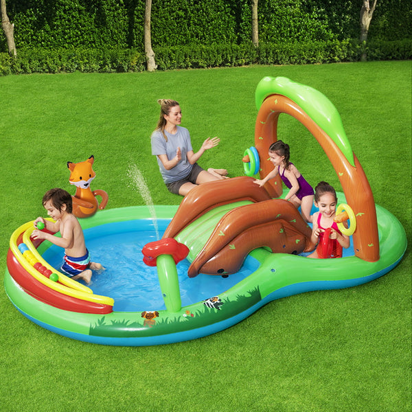 Bestway Kids Pool 295x199x130cm Inflatable Above Ground Swimming Play Pools 111L