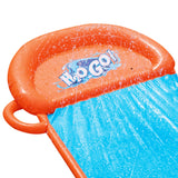 Bestway Inflatable Water Slip And Slide Single Kids Splash Toy Outdoor 4.88M