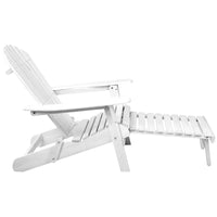Gardeon 2PC Adirondack Outdoor Chairs Wood Foldable Sun Lounge Patio Furniture