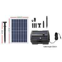 Solar Pond Pump with Filter Box 5FT