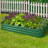 Garden Bed 2PCS 210X90X30cm  Galvanised Steel Raised Planter Green