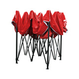 Gazebo Pop Up Marquee 3 x 3m Outdoor Tent - Red