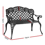 Garden Bench Chair Cast Aluminium