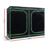 Greenfingers Grow Tent 240x120x200CM Hydroponics Kit Indoor Plant Room System