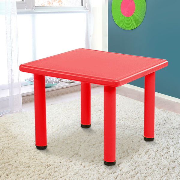 60 x 60cm Kids Children Activity Study Table - Red