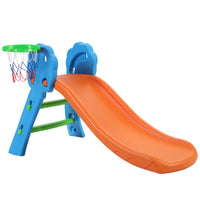 Kids Slide with Basketball Hoop