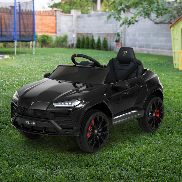 12V Electric Kids Ride On Toy Car Licensed Lamborghini URUS with Remote Control - Black