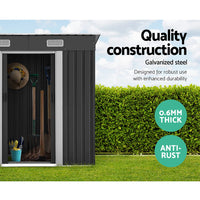 Giantz Garden Shed 1.94x1.21M Sheds Outdoor Storage Workshop House Tool Shelter Sliding Door