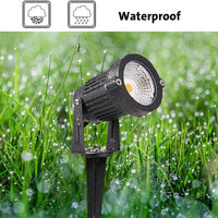 10PCS 12V LED Waterproof Outdoor Garden Spotlights Landscape Light Flood Lights Cool White