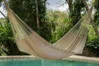 Outdoor undercover cotton Mayan Legacy hammock Family size Marble