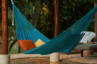 Outdoor undercover cotton Mayan Legacy hammock King size Bondi