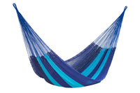utdoor undercover cotton Mayan Legacy hammock King size Caribean Blue